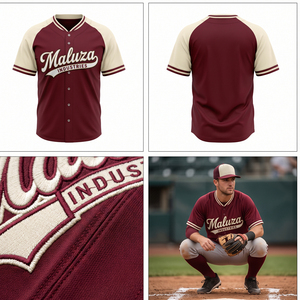 Camiseta de Béisbol Personalizada de Alta Calidad con Letras y Botones Frontales, Camisa Deportiva Casual de Secado Rápido, Malla Anti-UV UPF 50 para Softbol de Equipo - Product Image 5