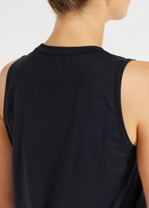 Camiseta sin mangas informal de algodón acanalado para mujer, transpirable, para gimnasio, fitness, con logo personalizado, ropa deportiva de verano - Product Image 3