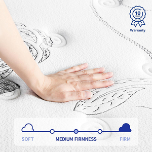 Vải Dệt Kim Gấp Giường Với Nệm Euro Top Cao Su Tự Nhiên Sleepio Cuộn Dây 5 Sao Khách Sạn Nệm Mùa Xuân Nệm - Product Image 5