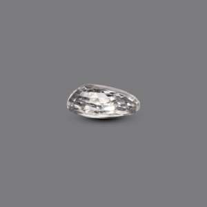Synthetic Square Cut White Zircon 4.75 Carat Loose Gemstone for Fine Jewelry - Product Image 3