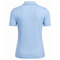 Polo de golf bleu clair à manches courtes pour homme, fermeture éclair, vêtement de sport classique écologique, haut confortable pour l'extérieur