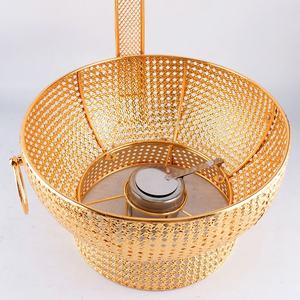 Maravilloso y popular plato para calentar comida de metal dorado para el hogar, hoteles, restaurantes, bodas, fiestas, cumpleaños y celebraciones. - Product Image 6