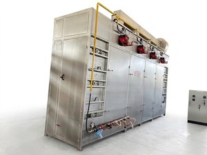 Machine de torréfaction industrielle continue en acier inoxydable pour noix de Makhana (Foxnut), four à air chaud, système de traitement automatique - Product Image 3