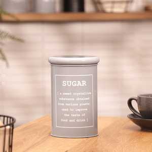 Boîte de rangement élégante en métal avec couvercle en bois pour l'organisation de la cuisine, le rangement de la cave et la décoration du comptoir de la maison - Product Image 3