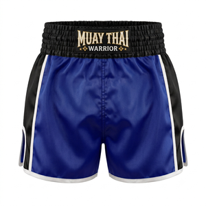 Shorts de boxe MMA Muay Thai personnalisés imprimés par transfert thermique, séchage rapide, durables, extensibles, respirants, 100% polyester, service OEM - Product Image 4