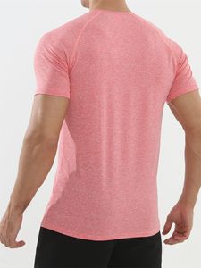 Nouveau T-shirt de course pour homme, écologique, col rond, manches courtes, coupe classique, 220g, séchage rapide, respirant, anti-UV, anti-boulochage - Product Image 4