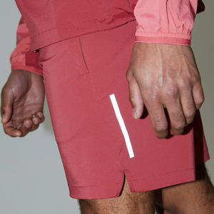 Ensemble de survêtement 2 pièces pour homme, personnalisé OEM, short et veste, coupe-vent en nylon et polyester avec fermeture éclair, style streetwear - Product Image 4