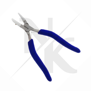 New Arrival Half Flat Round Nylon Jaws <b>Long</b> Handle Pliers 160mm Jewelry Making Tools Durable Stainless Steel Jewelry Workshop - Product Image 6