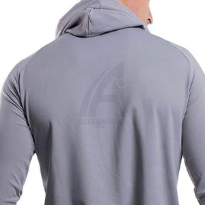 เสื้อฮู้ดออกกำลังกายสีพื้นคุณภาพพรีเมียม สไตล์ล่าสุด ผ้าฝ้าย 100% ขายส่งราคาถูกสำหรับผู้ชาย - Product Image 6