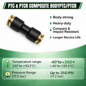 4-14mm Push Quick Release Pneumatic Air Line Fittings Hose Connector Tube - Product Image 3