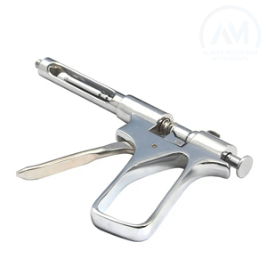 Jeringa Dental Manual de Acero Inoxidable de Primera Calidad Al Mida Healthcare, Certificación CE Clase II, Fácil Agarre para Inyecciones Orales - Product Image 3