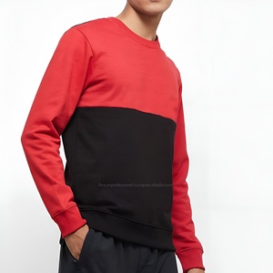 Hot Selling Men’s <b>Winter</b> <b>Fleece</b> Sweatshirt 100% Cotton Oversized Casual Wholesale Solid Color - Product Image 4