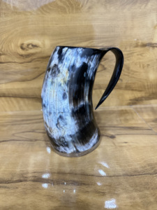Ox Horn Tankard OX Mug Simple Plain Viking Corne à boire polie à la main pour les occasions de Noël d'Inde - Product Image 6