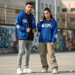 Sweat-shirts à capuche personnalisés avec logo sérigraphié, effet délavé, fermeture éclair, couleurs unies, en molleton épais, prix raisonnables - Product Image 1