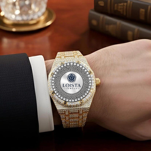 Reloj de Lujo Personalizado con Diamantes para Hombre, Estilo Hip Hop, Reloj de Pulsera de Cuarzo, Fabricante Mayorista OEM ODM - Product Image 4