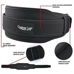 Cinturón de Levantamiento de Pesas de Neopreno Personalizado al por Mayor, Ajustable, Transpirable, Antideslizante y Ligero para Entrenamiento de Adultos - Product Image 5