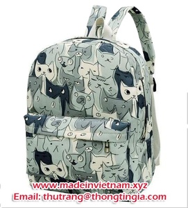OEM sac à dos pour ordinateur portable Vietnam usine dessin animé Vietnam nouveau sac d'école garçons et filles haute qualité motif sacs d'école - Product Image 4