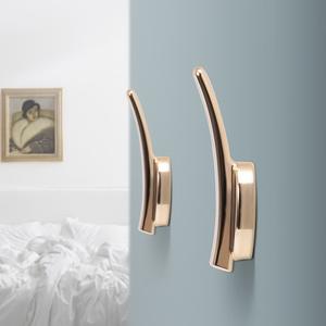 Crochets muraux doubles en métal antirouille pour cuisine, salle de bain, chambre à coucher - Product Image 1