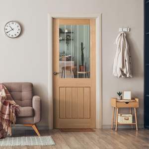 Portes d'entrée en WPC bois avec fonctionnalité imperméable et anti-moisissure, design moderne et lisse pour chambre et usage résidentiel - Product Image 6