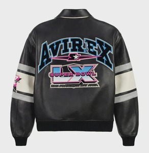 เสื้อแจ็คเก็ต Avirex X Starter Super Bowl LX หนังแกะ สตรีทแวร์ รักษ์โลก กันลม รุ่น Bomber 2026 - Product Image 2