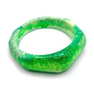 กำไลเรซิ่นทำมือคุณภาพดีที่สุดสำหรับผู้หญิง สีสันสดใส เงางาม กันน้ำ น้ำหนักเบา เครื่องประดับแฟชั่น - Product Image 3