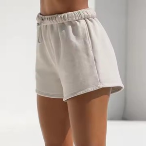 Women Everyday Sweat Shorts Soft Stretch <b>Lounge</b> Bottoms Comfortable Summer Activewear Shorts With Elastic Waist And Clean Style - Product Image 4