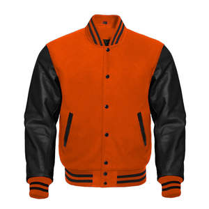 Oversized Letterman Mens Varsity Jackets Custom Chenille Embroidery Patch Men Baseball Jackets - Product Image 3