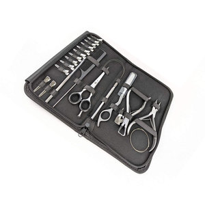 Kit d'outils pour extensions de cheveux, ensemble complet d'outils professionnels pour l'installation, l'application et le retrait d'extensions de cheveux en salon - Product Image 6