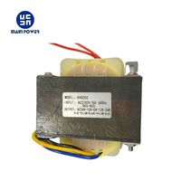 Transformateur de puissance monophasé 50Hz-60Hz EI66 pour four et micro-ondes avec bobine toroïdale, sortie 12V/24V/36V/48V