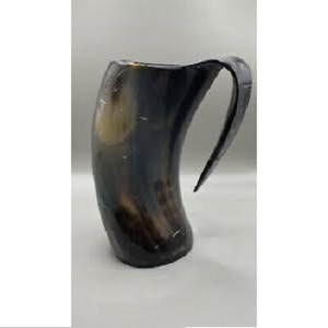 Tazas de Cuerno Natural Ecológicas para Beber Cerveza o Champán, con Logotipo Personalizado Impreso, de Alta Calidad y Duraderas, con Diseño de Ángel, Amor y Animales - Product Image 1