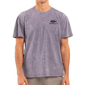 Camiseta de Alta Calidad con Lavado Ácido, Ropa Urbana, Diseño de Logotipo Personalizado, Camisetas Extra Grandes con Lavado Ácido - Product Image 1