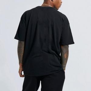 เสื้อยืดโอเวอร์ไซส์แบบสั่งทำพิเศษ ลายพิมพ์ซับลิเมชั่น สวมใส่สบาย ระบายอากาศได้ดี สไตล์สตรีทแวร์ สีดำ แต่งแพทช์ปักลาย ทรงหลวม - Product Image 3