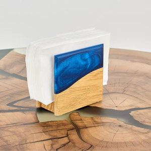 Posavasos de Madera y Resina para Tazas, Forma Cuadrada, Posavasos de Resina de la Mejor Calidad para Restaurante y Cocina a un Precio Razonable - Product Image 1