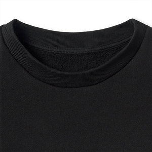 High Quality Womens <b>Sweatshirt</b> Oversized Fashion Pullover Women Crew Neck <b>Black</b> <b>Sweatshirt</b> Wholesale Custom Logo Casual Wear - Product Image 4