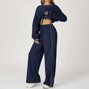 Survêtement d'extérieur unisexe coupe ajustée en molleton 80 % coton/20 % polyester, coupe-vent et antibactérien, idéal pour l'hiver – Vente en gros - Product Image 1