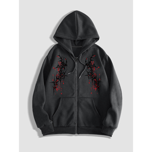 Sudadera con Capucha Extra Grande de Algodón de Lujo, Sudadera de Felpa Premium para Marca de Moda, Venta al por Mayor, OEM, ODM - Product Image 1