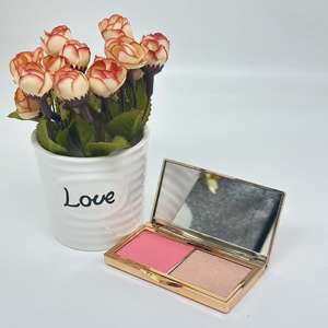 Paleta de Rubor Mineral Herbal Vegano para Mujer, Acabado Natural, Doble Color, 7.5g, Personalizable, Venta al Por Mayor de Fábrica - Product Image 3