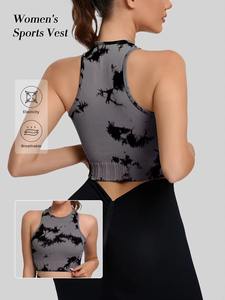 Ensemble de débardeurs personnalisés pour femmes, de haute qualité, avec logo personnalisé, en spandex/polyester respirant, grandes tailles, pour la gym et le sport - Product Image 4