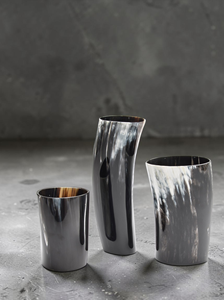 Vaso de cuerno de búfalo personalizado y accesorios: Últimas piezas de cristal de cuerno de búfalo a precio económico - Product Image 5