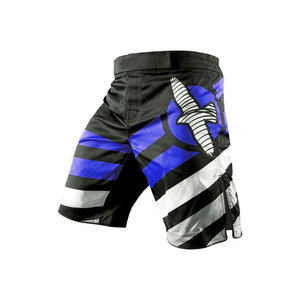 Short de boxe léger et respirant pour homme, taille mi-haute, fermeture élastique, en tissu peigné uni teint - Product Image 4