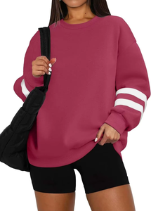Sweat-shirt pour femmes de qualité supérieure, coupe décontractée, look tendance, logo personnalisé sur le devant, couleurs et tailles variées, fournisseur en gros, service OEM - Product Image 3