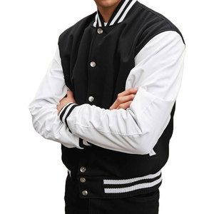 Custom Unisex Oversized Hooded <b>Waterproof</b> <b>Winter</b> Streetwear Varsity <b>Jacket</b> Manufacturer Heavyweight Fabric OEM Geometric Pattern - Product Image 4