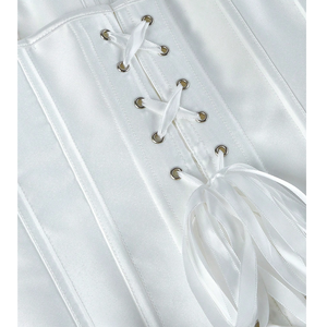 Corsé de Novia Personalizado para Mujer, Top Reductor de Cintura Bajo el Busto con Varillas de Acero, Faja Moldeadora de Boda de Cuero PU Transpirable Antibacteriano de Alta Calidad - Product Image 6