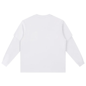 Sweat-shirt à col rond délavé à l'acide pour hommes et femmes, style vintage streetwear, surdimensionné, avec logo personnalisé, fournisseur en gros - Product Image 6