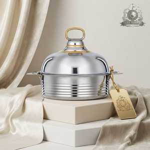 Textured Dot Pattern <b>Insulated</b> Casserole <b>Food</b> Warmer Hot Pot Buffet Server For Kitchen Dining Table - Product Image 3