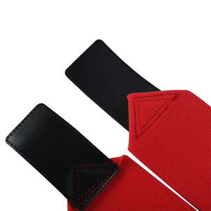 Muñequeras Deportivas Resistentes de Color Rojo, Directas de Fábrica, para Levantamiento de Pesas, para Hombres y Mujeres, Color y Talla Personalizables - Product Image 5