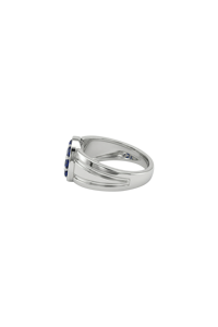 แหวนแซฟไฟร์หลายเม็ดในตัวเรือนเงินแท้ 92.5 รุ่น KLSR-11617 - Product Image 6