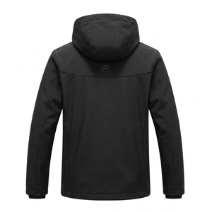 เสื้อแจ็คเก็ตลำลองมีฮู้ดสำหรับผู้ชายสำหรับกิจกรรมกลางแจ้ง พร้อมกระเป๋าหลายช่องและดีไซน์แขนยาวที่สวมใส่สบาย - Product Image 2