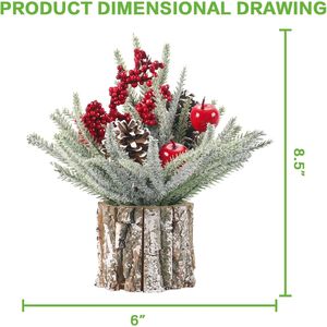 Árbol de Navidad Pequeño para Decoraciones Compactas y Ambiente Festivo - Product Image 1