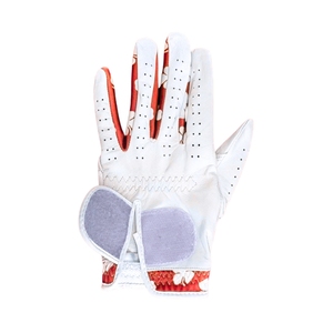 Gants de golf pour hommes personnalisés avec logo d'usine, motif imprimé, cuir Cabretta de qualité supérieure, main gauche, doux, respirants, antidérapants, gants de sport VN - Product Image 2